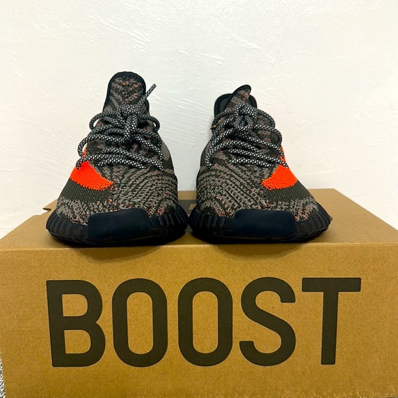 1-Yeezy Boost 350 V2 Carbel/Steel Gray/Solar Red Style#HQ7045, Shoe/Sneaker, 12 - Picture 14 of 17
